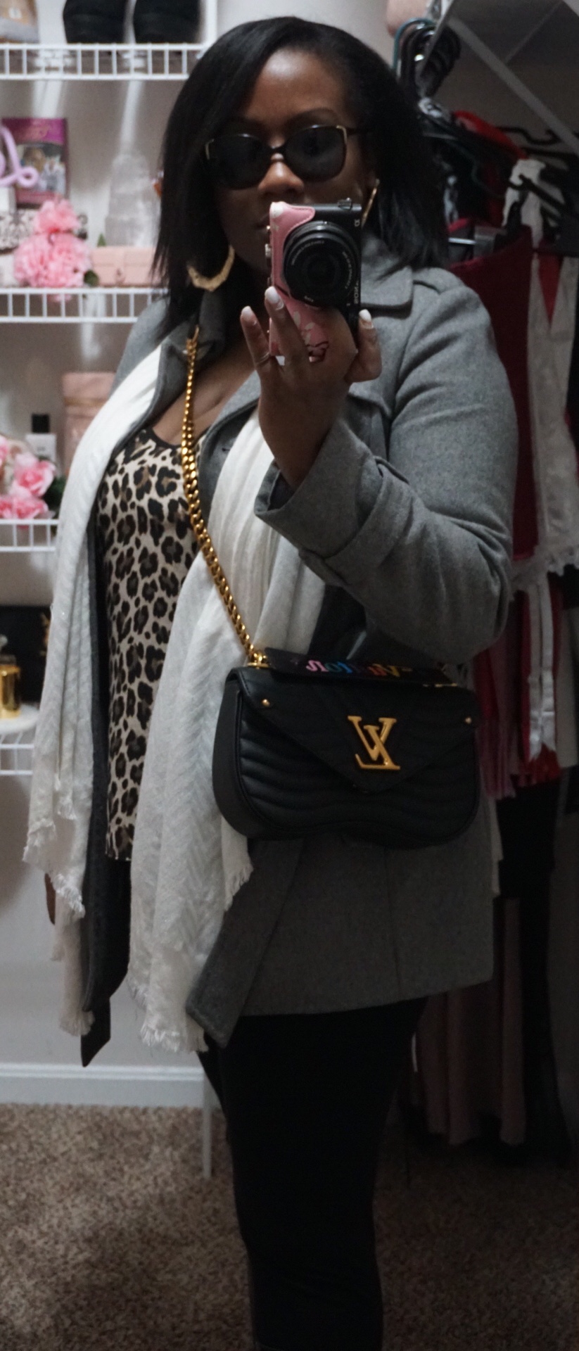 Handled Ft. Louis Vuitton New Wave Chain Bag MM
