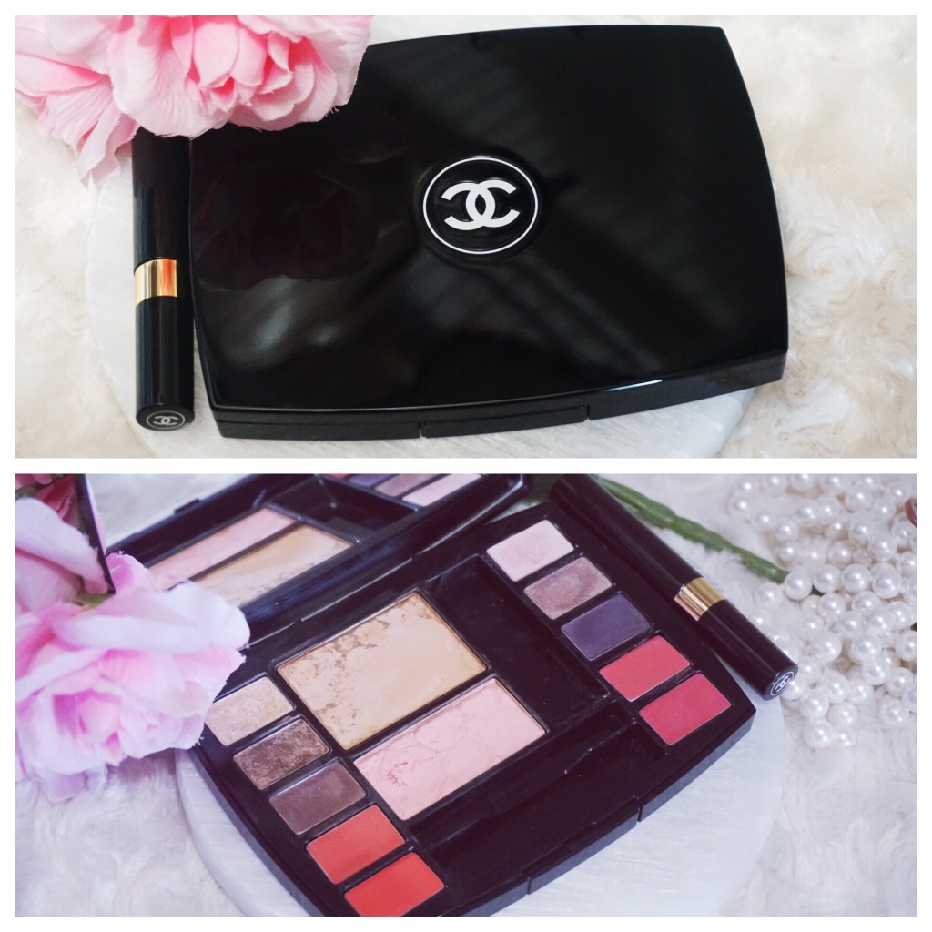 Chanel TRAVEL MAKEUP PALETTE Makeup Essentials with Travel Mascara in  Harmonie de Camelias